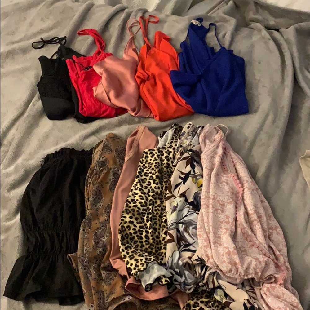 11 pack of going out/college/bar shirt bundle